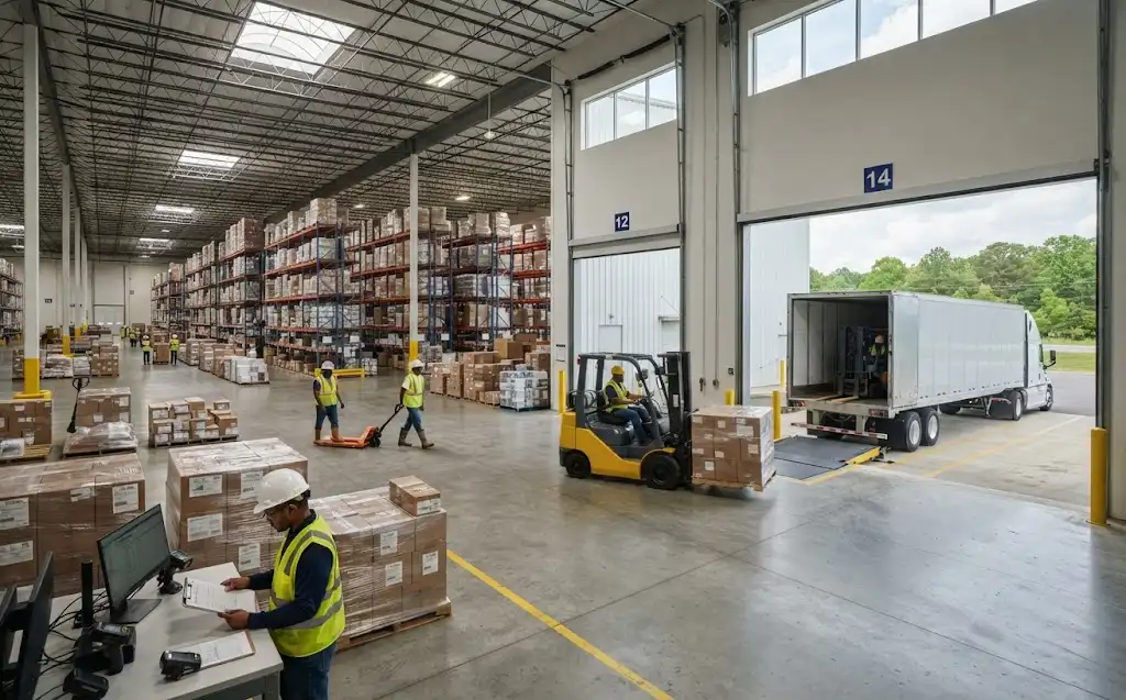 Capstone Logistics warehouse and freight operations in Indianola MS