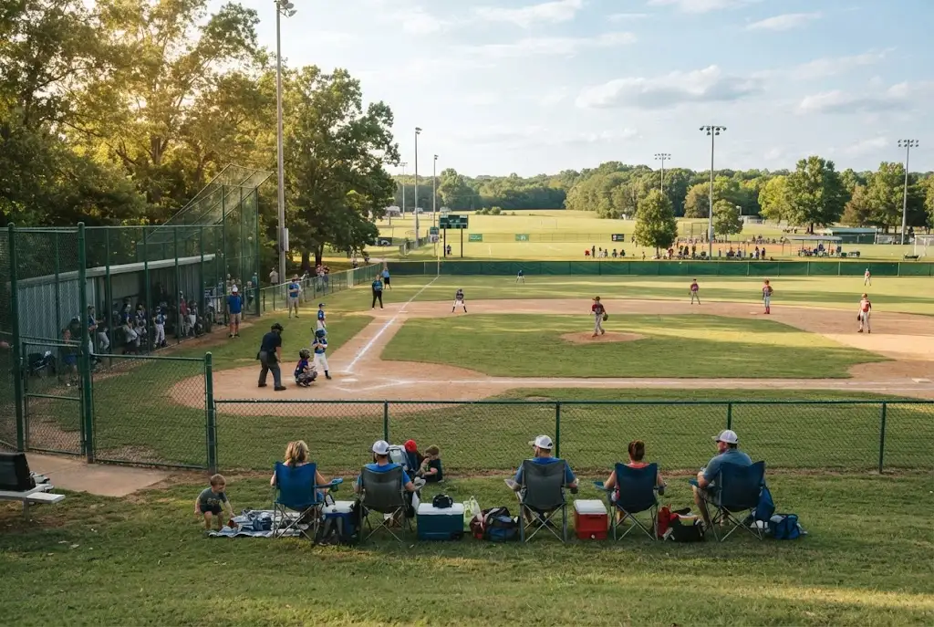 Kinyon Sports Complex baseball field in Centerton Arkansas