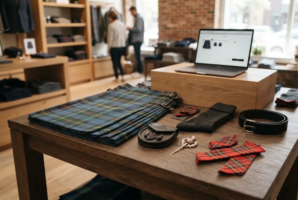 Sport Kilt coupon and discount shopping guide with kilt and accessories